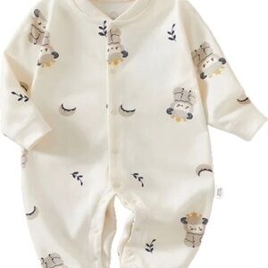 New newborn cotton sleeper romper NB